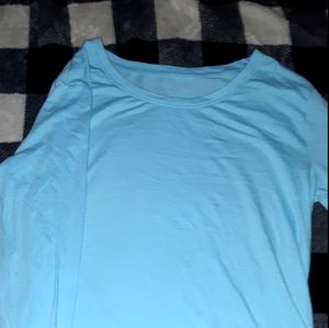 Plain light blue long sleeve